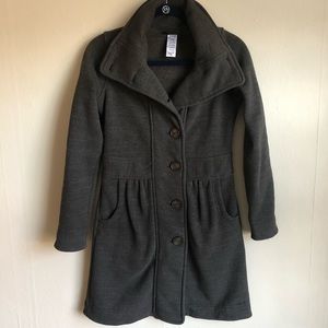 Patagonia Pea Coat Jacket Gray XS S